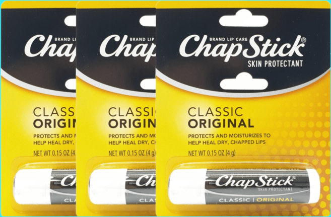 챕스틱 립밤 클래식 오리지널, 3개, 4g