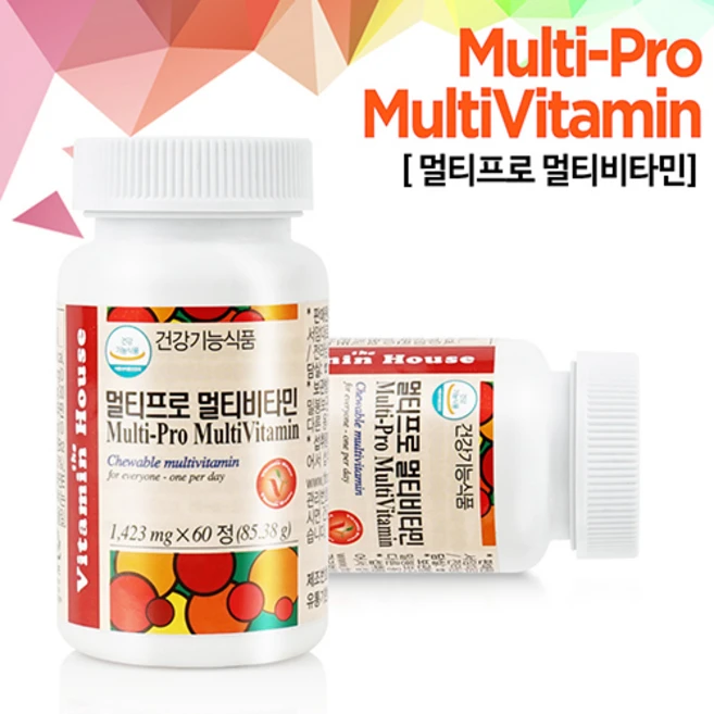비타민하우스 멀티프로 멀티비타민, 60정, 1개 - 쿠팡