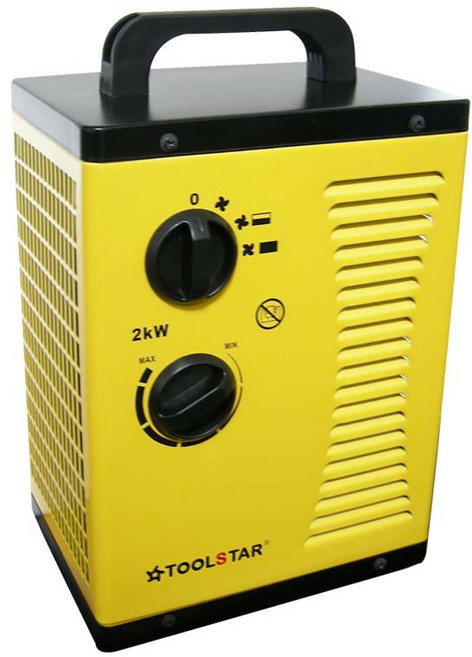 공구생활 툴스타 팬히터 소형 열풍기 온풍기 난방 전기 2-1 산업용 TS-NFH2K