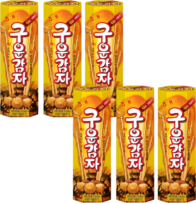 해태제과 구운감자, 27g, 6개