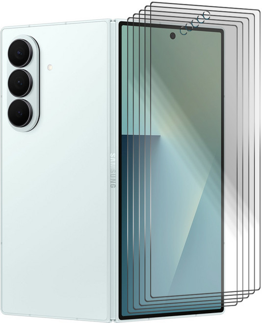 스톤스틸 갤럭시 Z폴드7 전면 강화유리 액정 보호 방탄 강화유리 필름, 5개