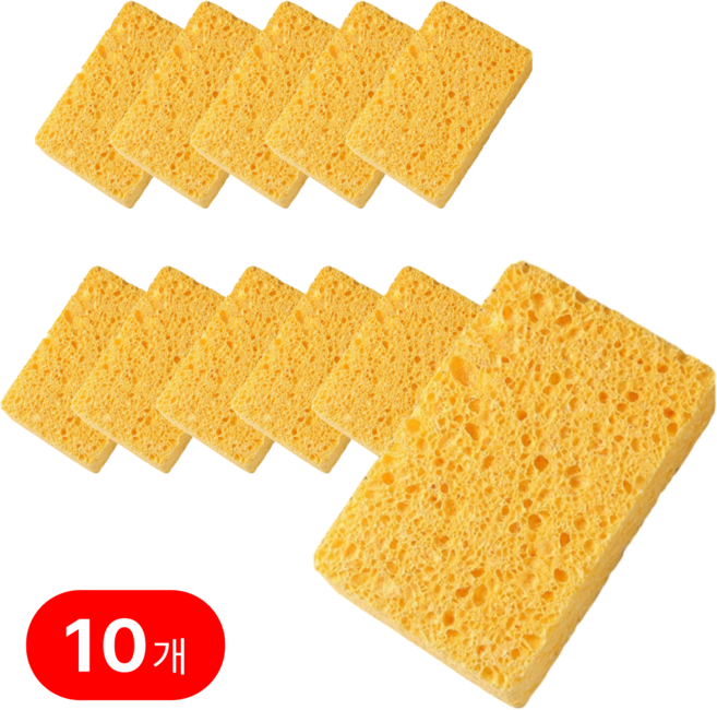 아카츠키 스펀지 수세미 주방, 1세트, 10개