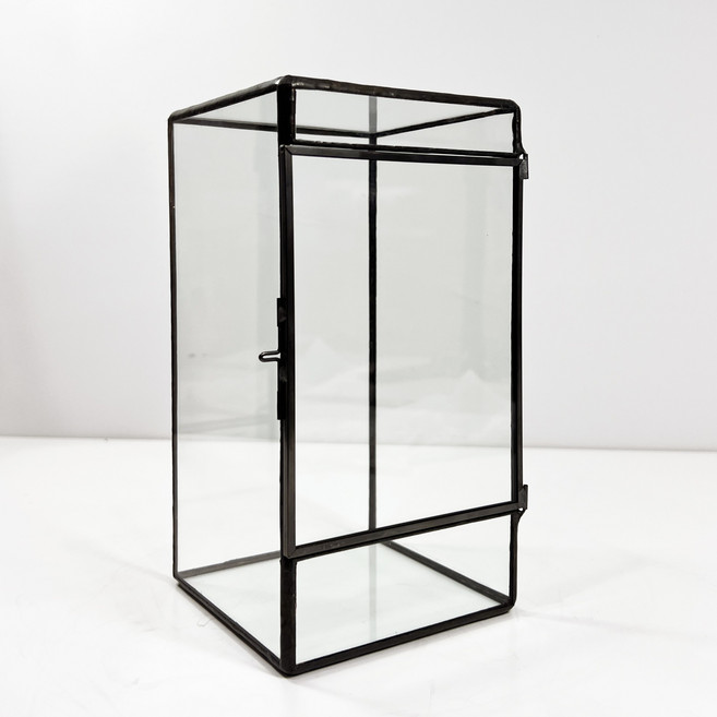 테라리움 유리 용기 케이스 철제 밀폐 화분 DIY 재료 A타입 1개