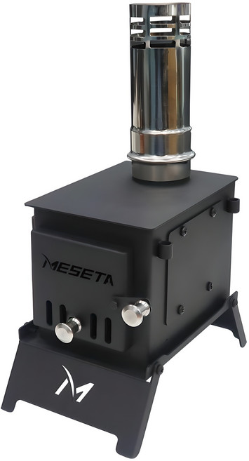 메세타 앤트 캠핑 화목난로 스틸, 1개