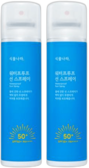 식물나라 산소수 워터프루프 선 스프레이 +, 1개, 100ml