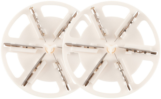 시홈 보풀제거기 [SH-SK97 전용] 예각 다이아몬드 코팅 6중 칼날, 예각 다이아몬드 코팅 2개입