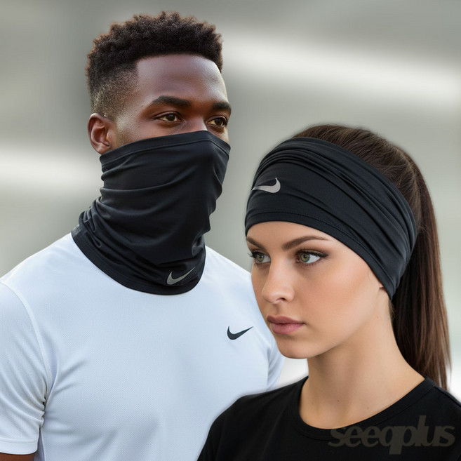 나이키 써마 기모 넥워머 겨울 스포츠 방한 목토시 남녀공용, 블랙, 1개