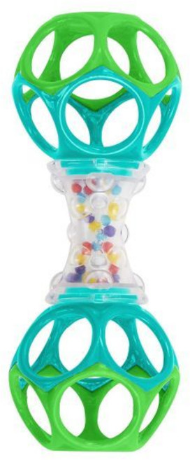 브라이트 스타트 오볼 셰이커 래틀 토이 신생아 플러스 나이 들기, Oball Shaker Rattle, 1 Count (Pack of 1)