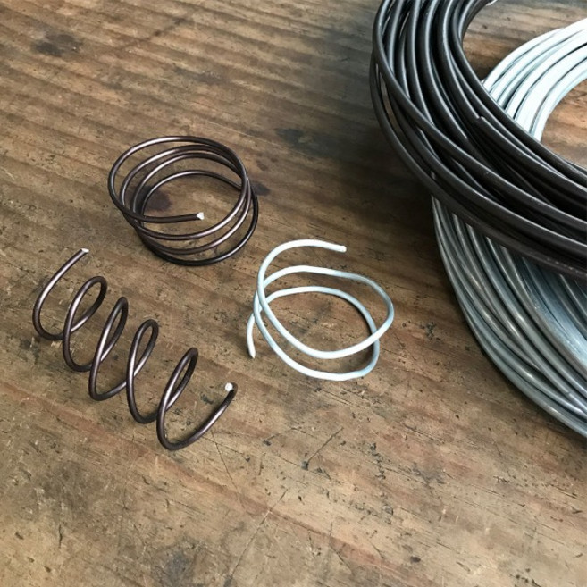 분재철사 코팅 철사 500g 알루미늄 동철사 공예, 동색, 6.0mm