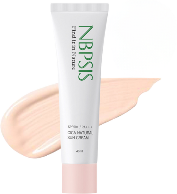 엔비피시스 천연유래성분 94% 톤업선크림 SPA50+ PA++++ 무기자차 시카 자외선차단제, 오리지널, 1개, 40ml