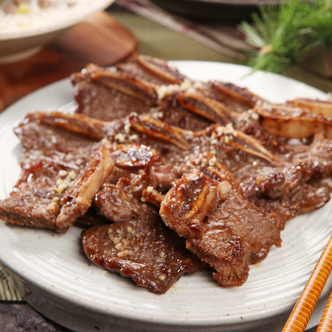 고기야 꽃갈비 양념 LA갈비, 5개, 500g