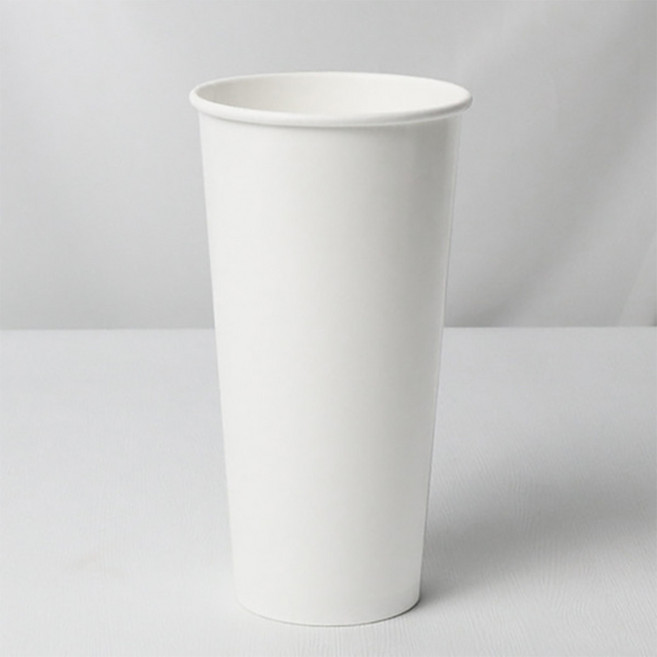 무지 아이스 음료용 양면코팅 종이컵 22oz 1000개, 1개
