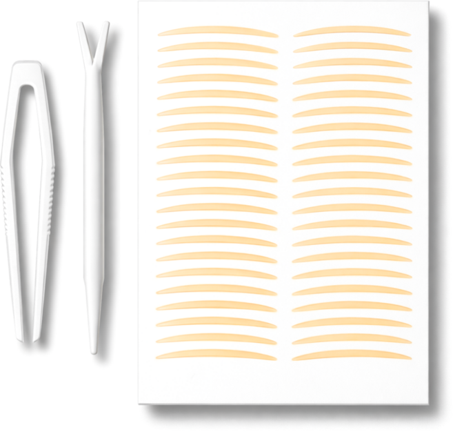 오어브랜드 얇은 티안나는 쌍커풀 쌍꺼풀 테이프, 400개, 누드