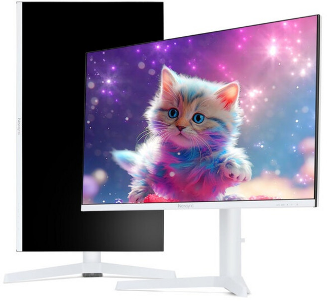 (비트엠) Newsync G2710Q IPS 100 화이트 멀티스탠드 일반, 68cm