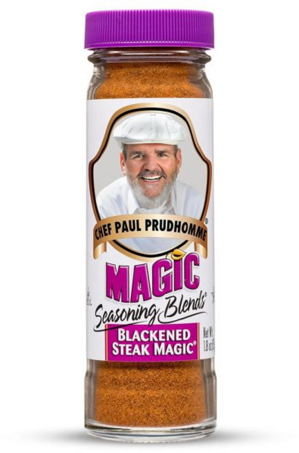 셰프 폴 매직 시즈닝 블렌드 블랙엔드 스테이크 | 스테이크와 소고기를 위한 강렬한 풍미 글루텐 프리 그릴 로스트 바비큐에 적합 마늘과 칠리 향신료 18온스 1개 묶음, 1