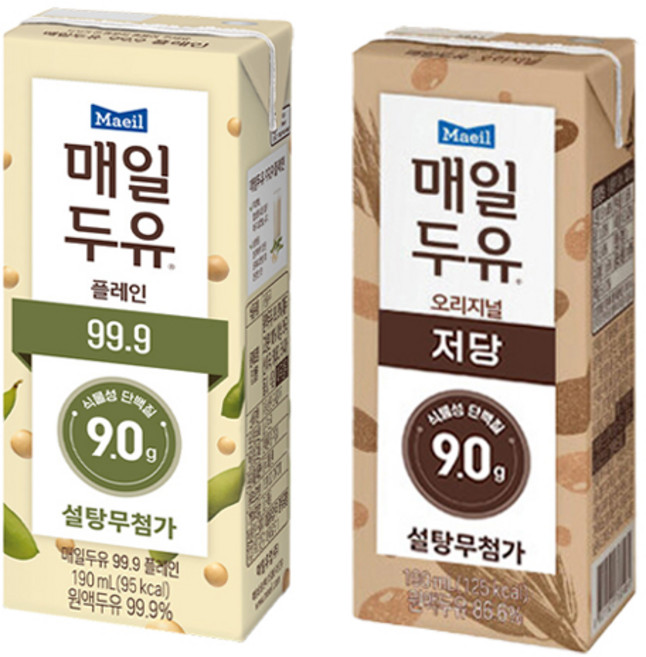 매일두유 190mlx48팩 99.89 오리지널 초코 검은콩, 190ml