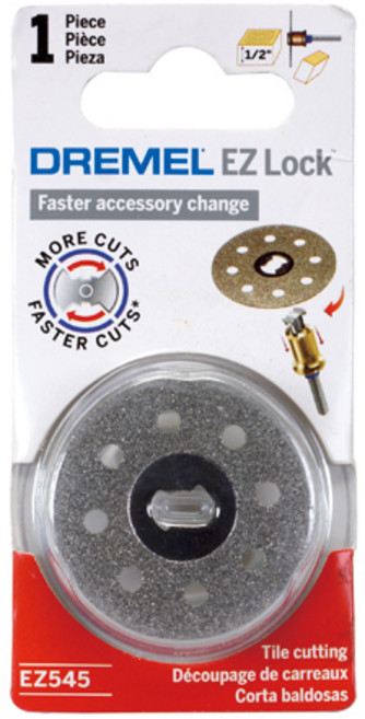 드레멜 다이아몬드휠 SC545 (EZ Lock 로터리툴용 38.1mm), 1개, 1개