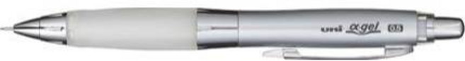 UNI三菱 α-gel M5-617GG 0.5mm阿發自動鉛筆 果凍筆 搖搖自動鉛筆, 1個, 白桿