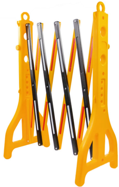 멀티게이트 접이식 바리케이드 (중형 L2600xH960x2.7kg) 접이식 바리게이트 물충진 차단 출입금지 접이형, 노랑 H960xL2600x폭390, 1개