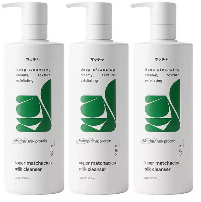 라뮤셀 슈퍼 말차시카 밀크 클렌저 400ml X 3개