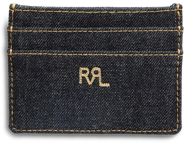 RRL 더블 알엘 인디고 데님 카드 홀더
