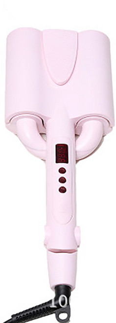 PYHO 물결펌고데기 물결웨이브 고데기 볼륨 온도조절 에그롤 라면머리 고데기, 26mm