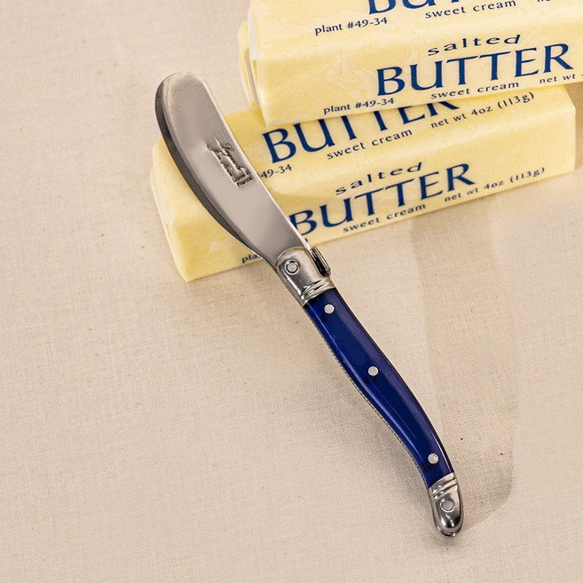 장네론 라귀올 버터나이프 잼칼 잼나이프, 1개, 프렌치블루