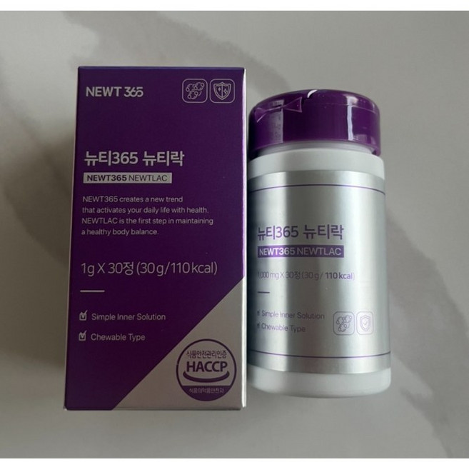 뉴티365 뉴티락 K낙산균 [원산지:상세설명에 표시], 3개, 30g