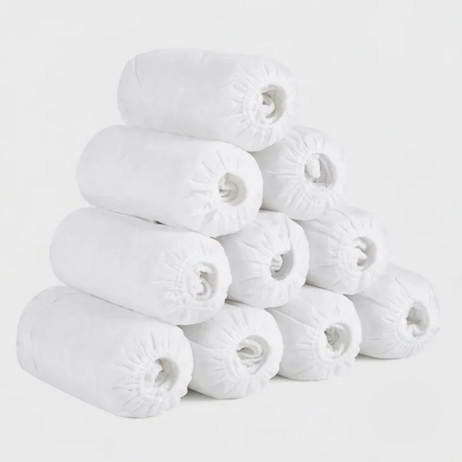 아노유 100개 대용량 일회용덧신 위생 신발커버 덧신, 1세트, 화이트