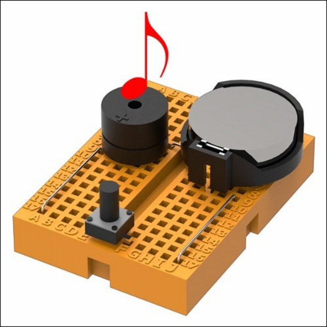 뉴 브레드보드 모스부호 신호기 (2개 SET), 1개