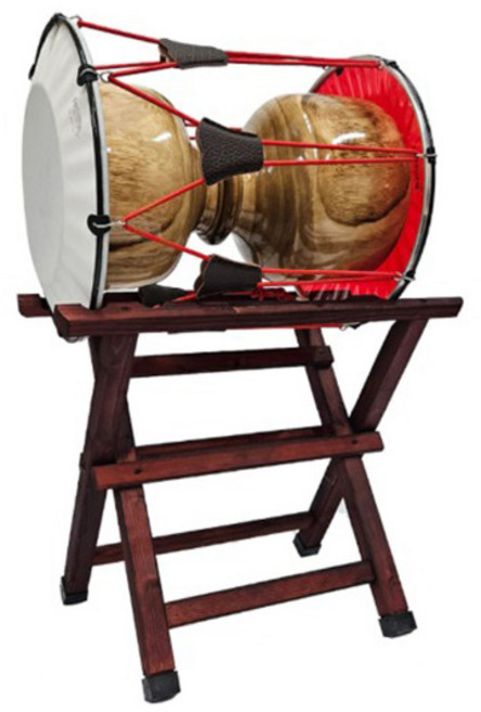 하이브리드 고고 장구 1자 6치+받침대(선반), 1개