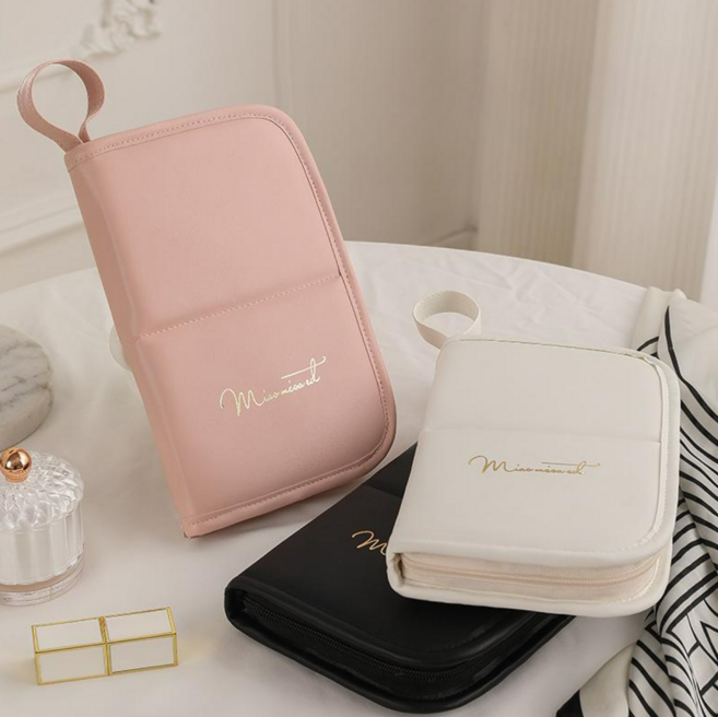 아워리브 메이크업 붓케이스, 1개, 핑크