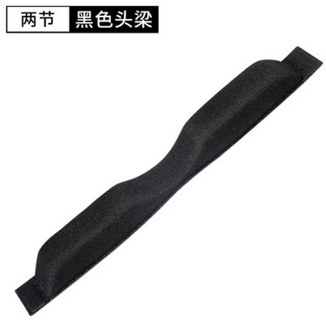 젠하이저 HD660S2 HD650 HD600 HD660S HD580 HD545 HD565 헤드폰 호환 교체용 이어패드 커버 쿠션 1쌍 부품, 블랙 2단 헤드레스트 매트