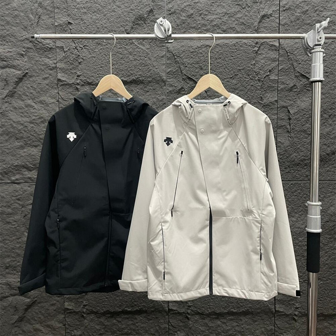 데상트 아웃도어 트레일 러닝 윈드스토퍼 하드케이스 바람막이 남녀공용