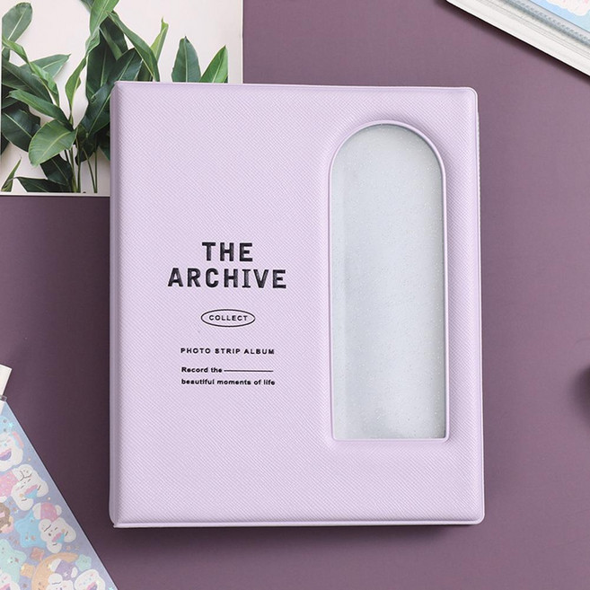 아이노르 추억보관 인생네컷 포토앨범, 20매, 퍼플