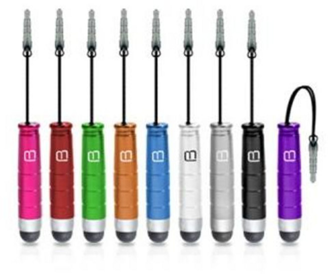 이어캡 고감도 정전식 스마트폰 터치펜 MINI STYLUS, 그린, 1개