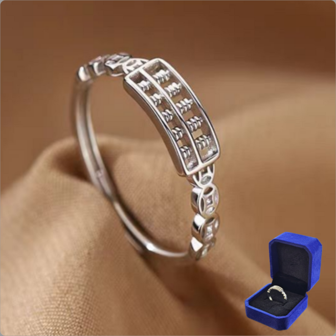 padoA 슬림 바 포인트 반지 은반지 프리사이즈 케이스 포함