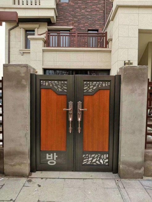 대문 전원주택 단독 울타리 800kg 주차장, 형태7 매제곱, 1개