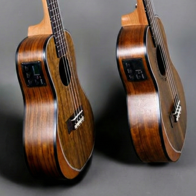 [제작사 직판] 올리비아 EQ장착 월넛 우쿨렐레 / 아치백 공법 제작 (콘서트 / 테너), 콘서트, 1개