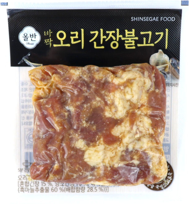 올반 오리 바짝 불고기 간장맛, 1개, 200g