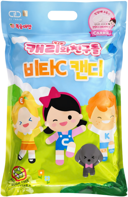 어린이 캐리와친구들 비타민C 유아비타민, 1000정, 1개