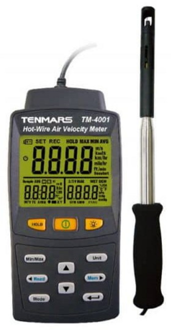 TENMARS TM-4001 熱線式風速計, 1個