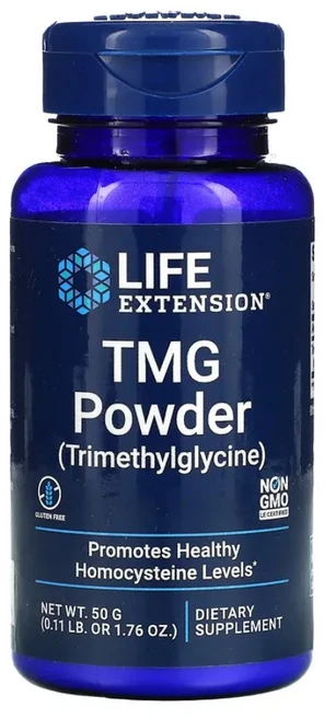 라이프익스텐션 TMG 파우더 50g 트리메틸글리신 Trimethyl glycine betaine anhydrous 분말 가루, 1개 - 쿠팡