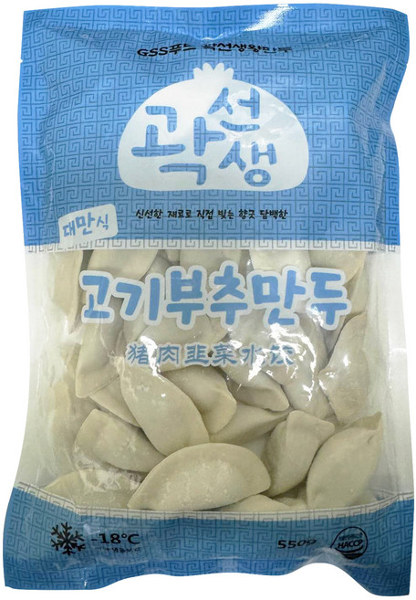 고기부추만두, 1개, 550g