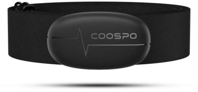COOSPO 가슴 심박수 모니터 블루투스 ANT HRM Garmin Wahoo 자전거 컴퓨터용 H6 H9Z, H6M-B-BK, H6M-B-BK, 1개