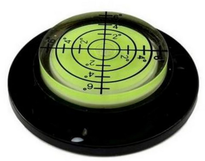 미니 수평기 고정식 원형 수평계, 화이트, 1개