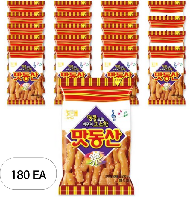 해태 맛동산, 38g, 180개