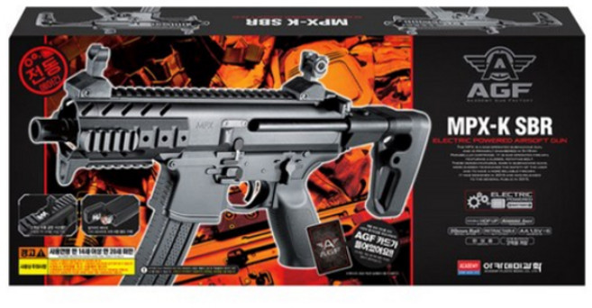 아카데미과학 전동건 장난감 MPX-K SBR 17415, 1개