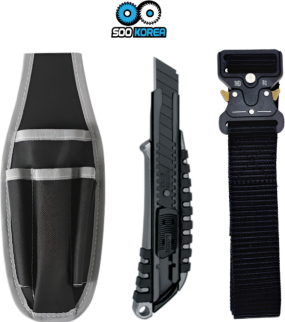 수코리아 공구벨트 커터칼 칼집 3종 [ 칼집 3종 세트 ], 1개