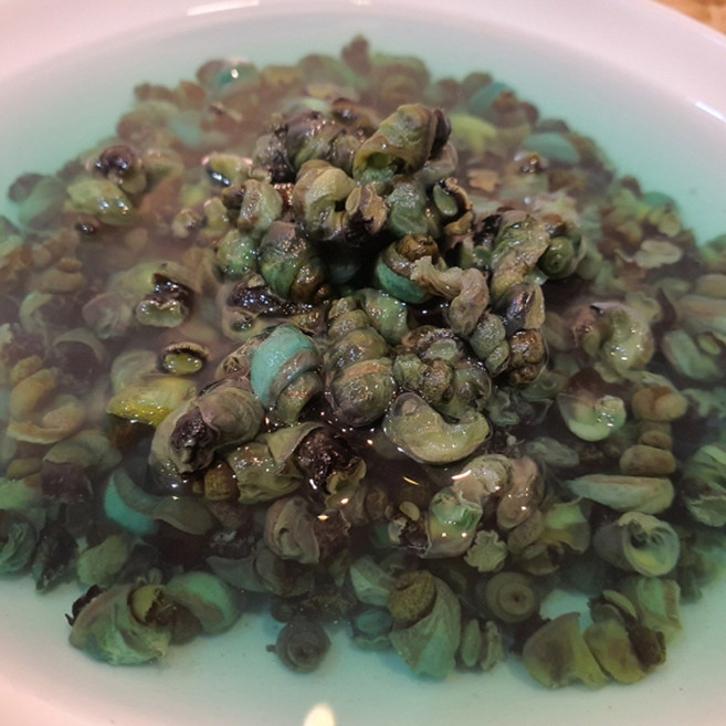 강원도 영월 자연산 급냉 깐다슬기 300g (살55% 육수45%) 올갱이살 냉동다슬기 다슬기육수포함, 1개